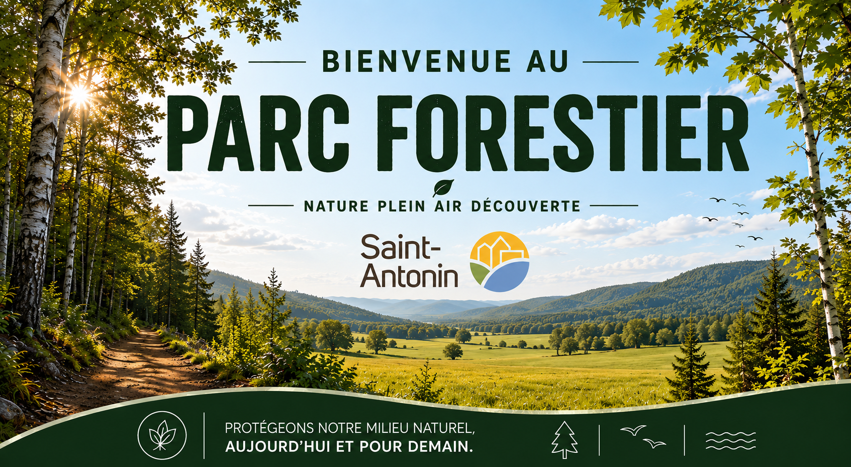 Ouverture officielle du parc forestier - Jeudi 9 juillet - 10h00