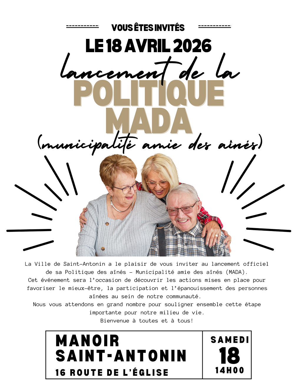 Invitation lancement MADA 